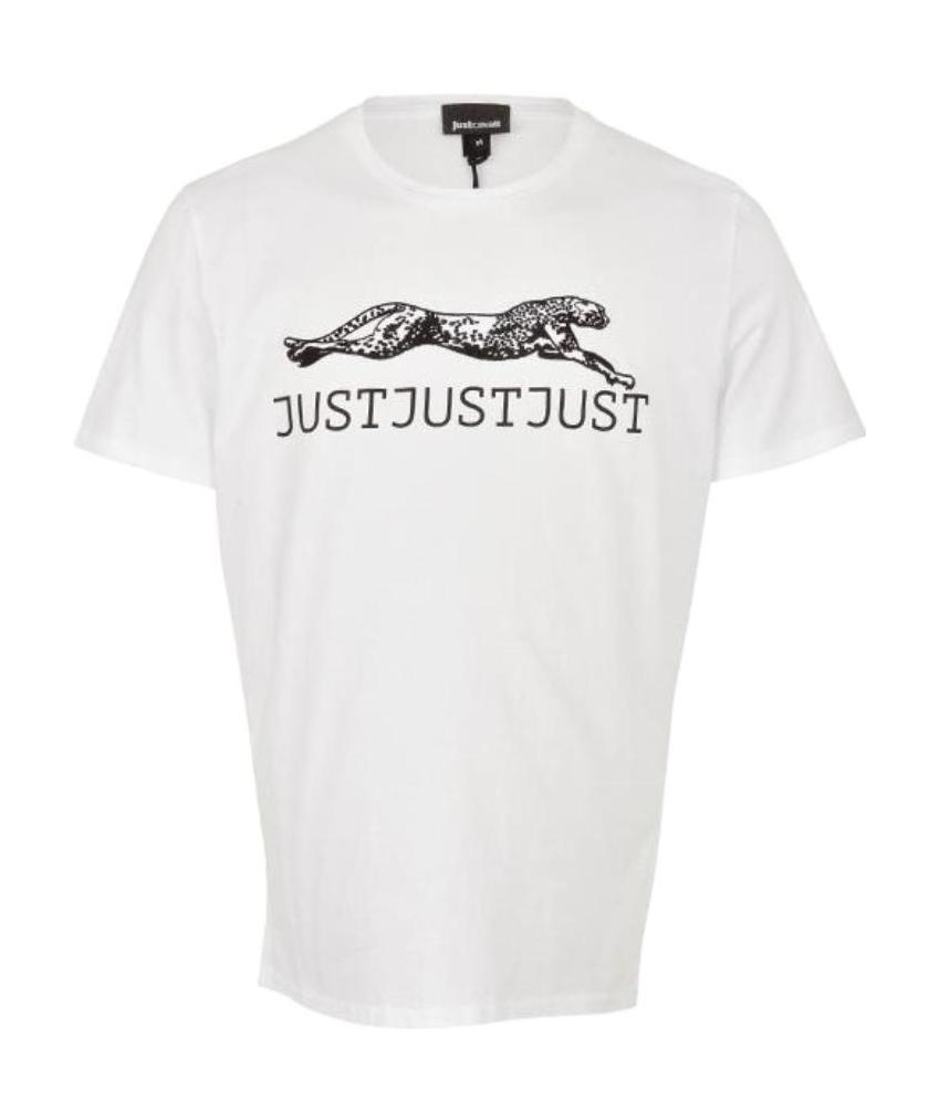 Just Cavalli Printed T-shirt In White