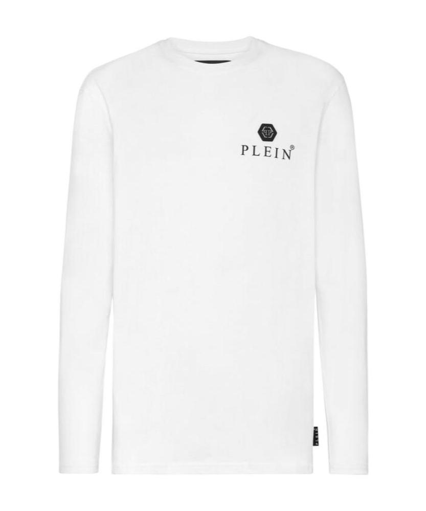 Philipp Plein Long Sleeved T-shirt In White