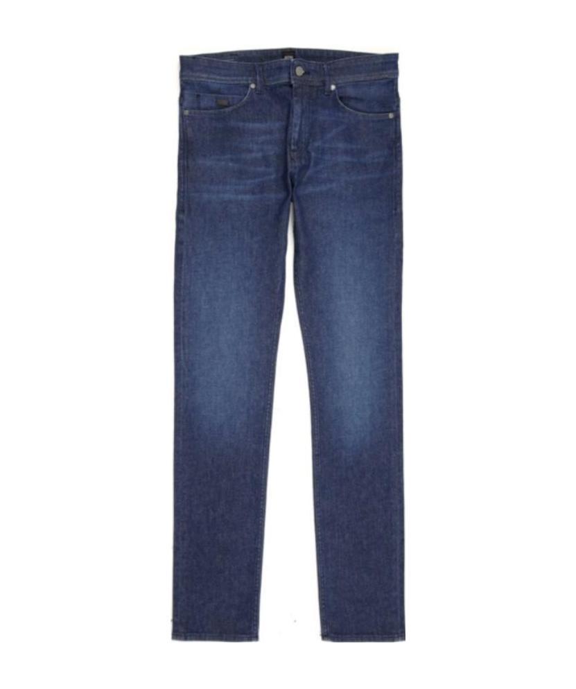 Hugo Boss Button Jeans In Blue