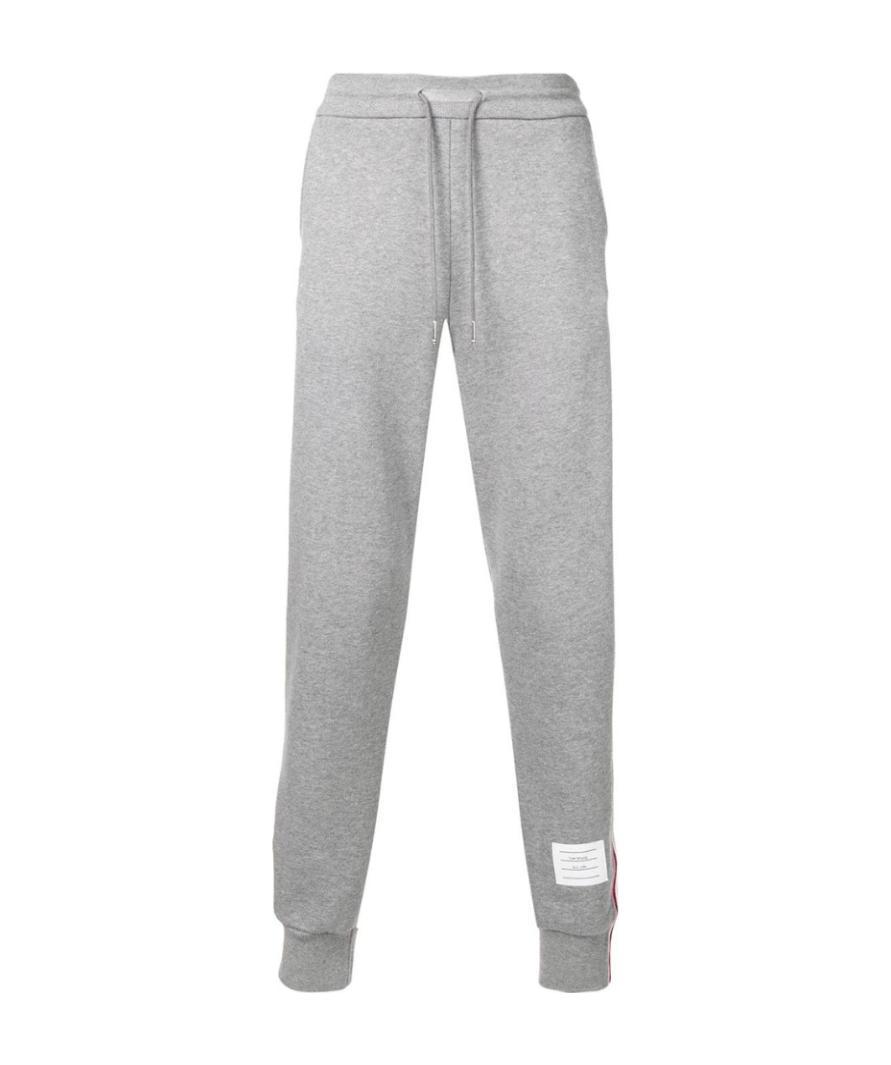 Thom Browne Gray Classic 4-bar Jersey Loopback Sweatpants In Gray