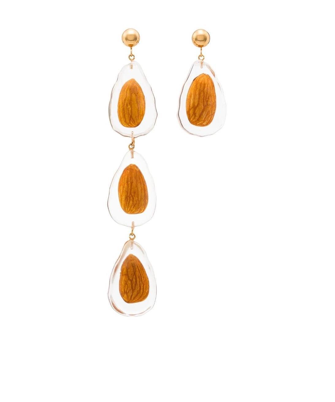 JACQUEMUS NUT DROP EARRINGS 