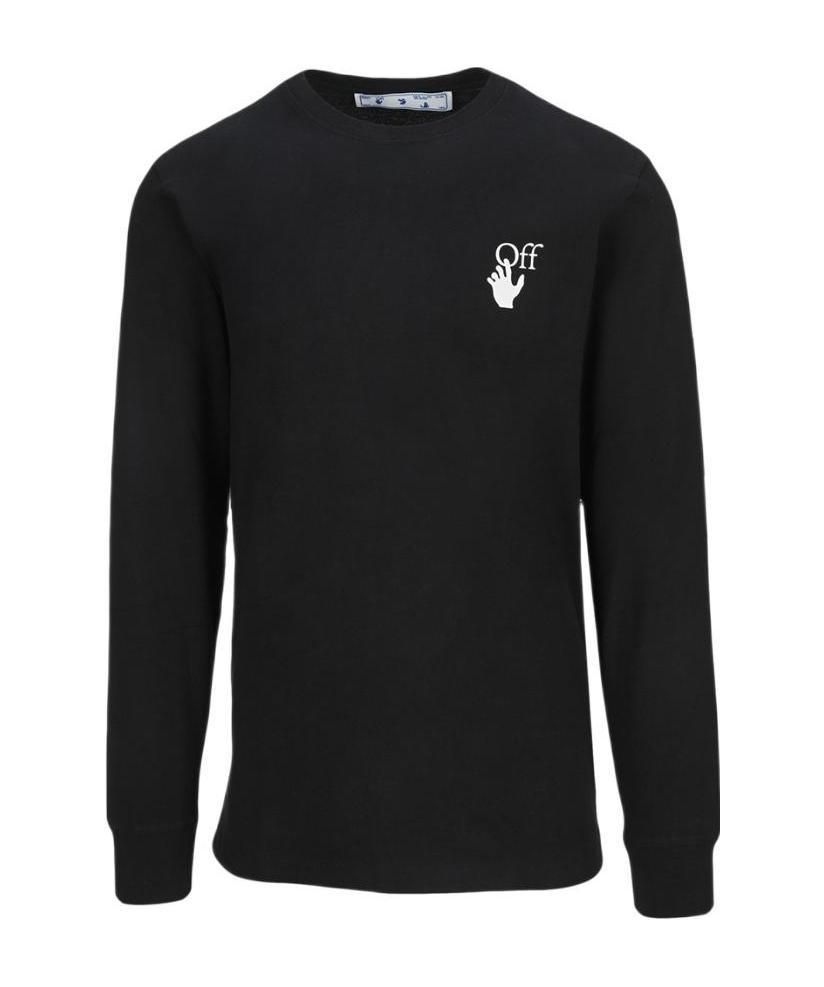 Off-white Fw21 Caravaggio Painting Solid Color Long Sleeves Ordinary Version Black In Black