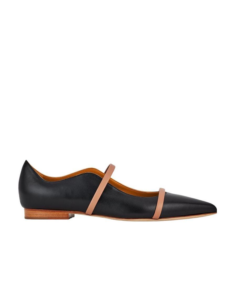 Malone Souliers Maureen Flat Shoes In Black