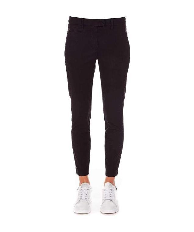 Dondup Straight Casual Pants In Black