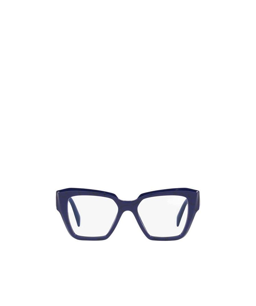 Prada Logo-plaque Glasses In White