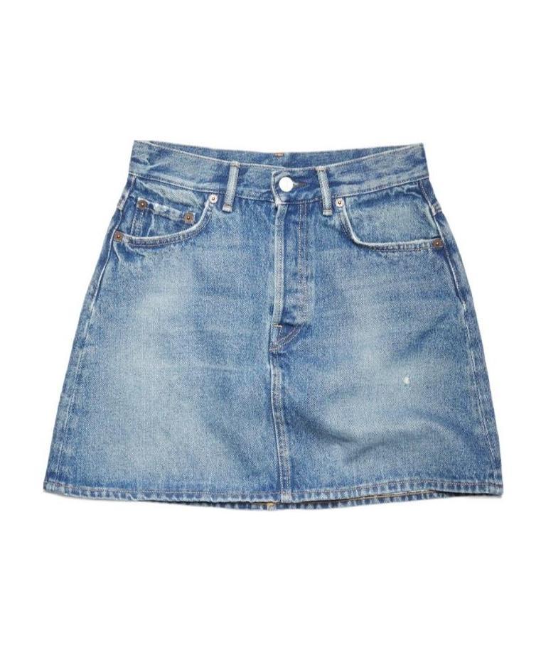 ACNE STUDIOS A-LINE DENIM SKIRT