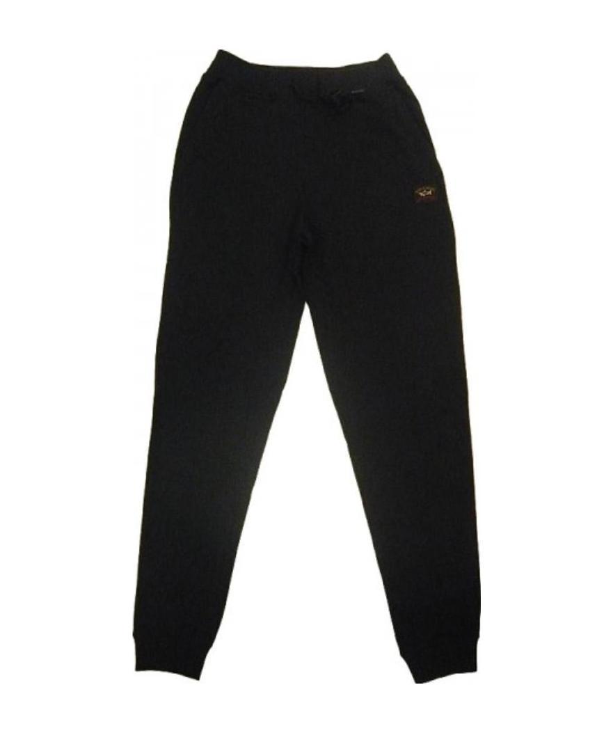 Paul & Shark Logo-patch Sweatpants In Black