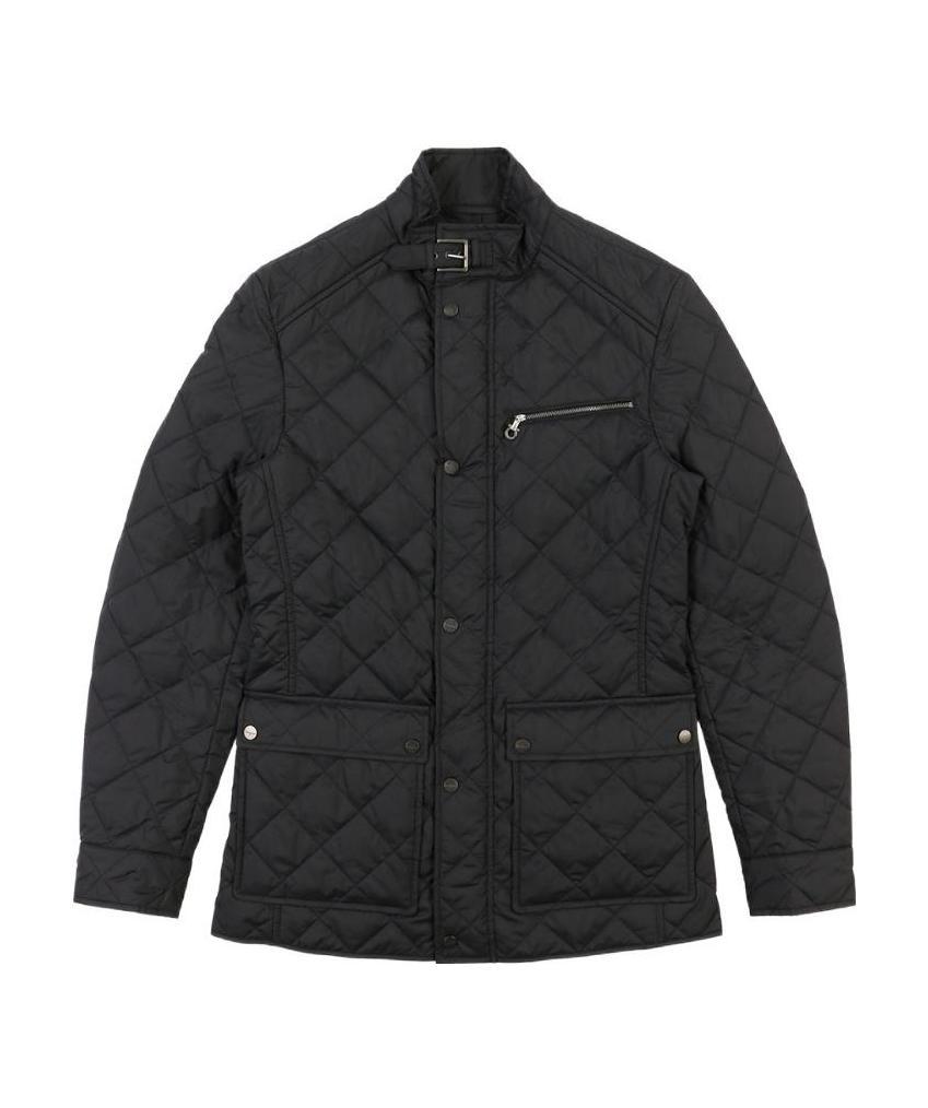 Ferragamo Quilted Cotton Suit In Black