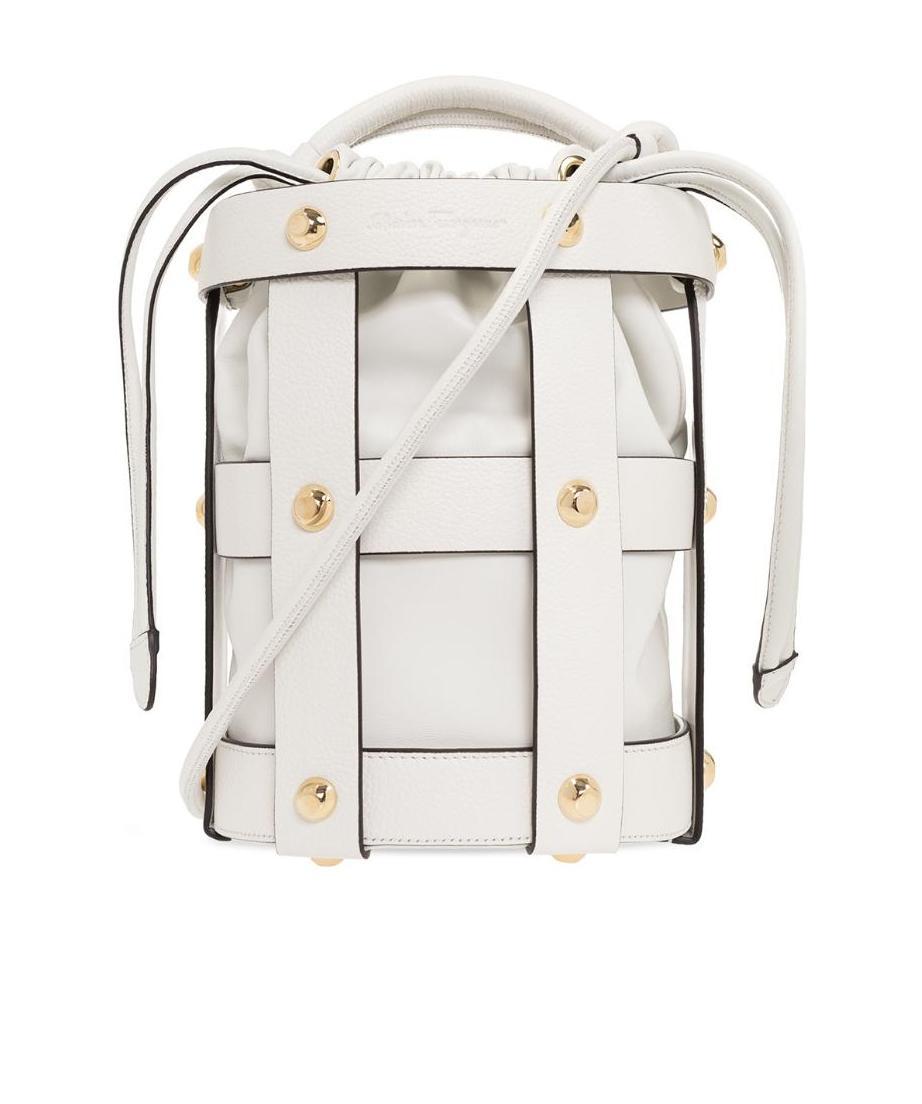 Ferragamo Salvatore Handbags In White