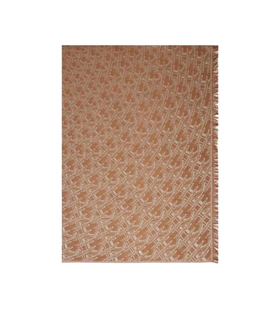 Max Mara Jacquard Scarf In Brown