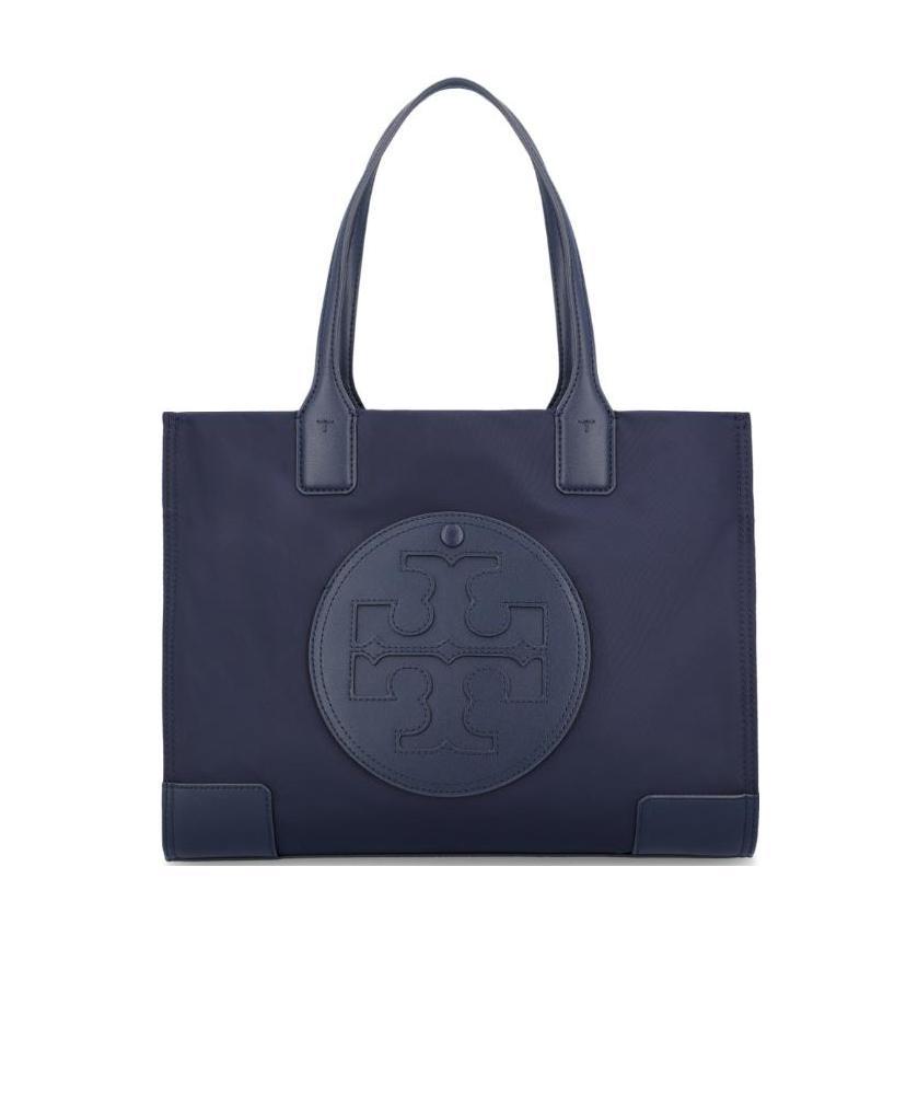 Tory Burch Ella Recycled Nylon Tote Bag In Black