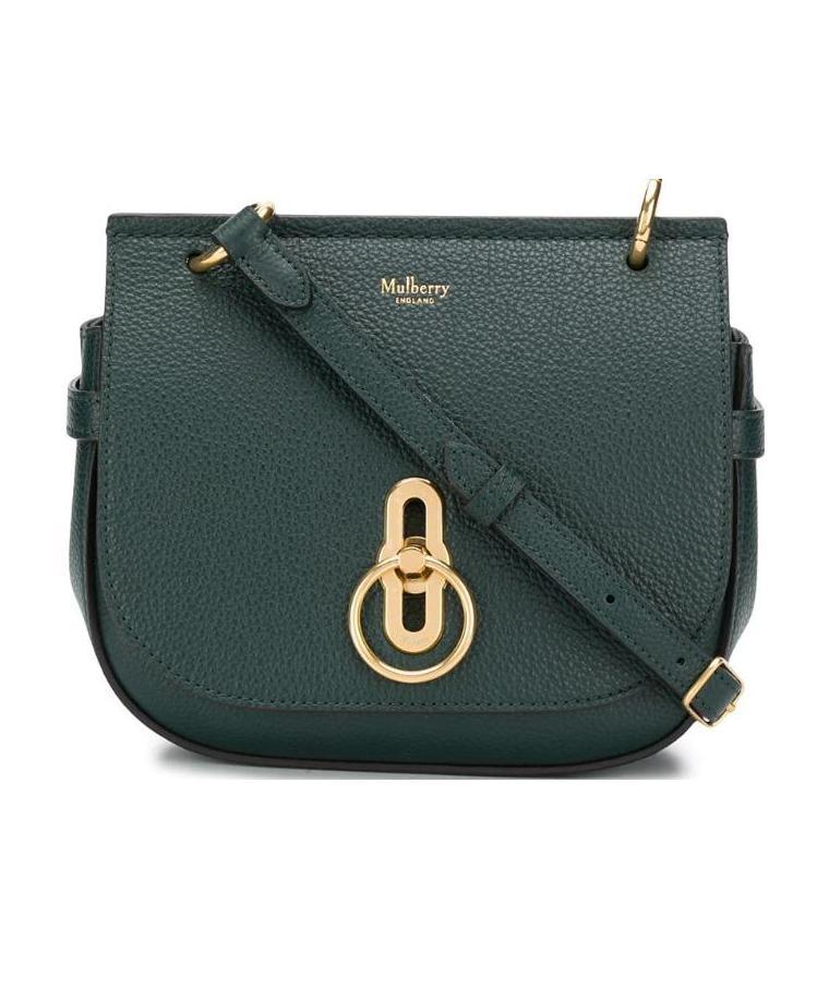 Mulberry Small Leather Amberley Cross-body Bag In Black