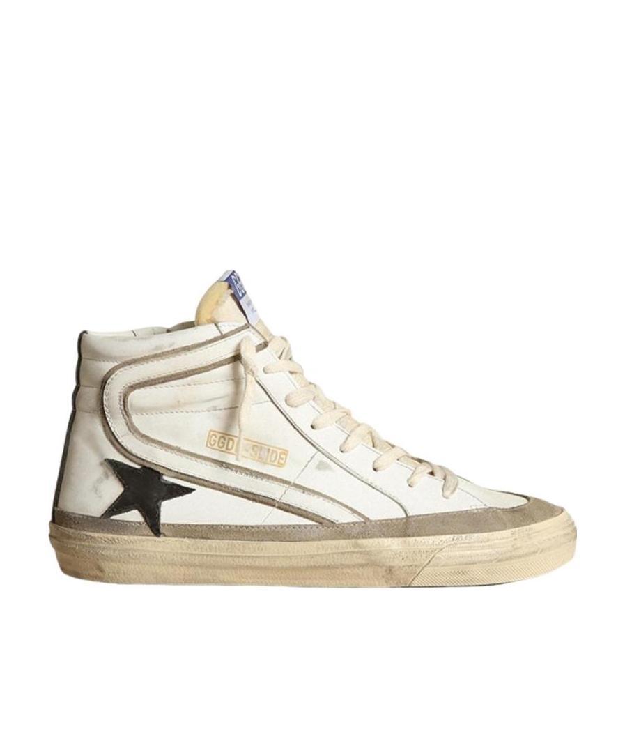 Golden Goose Deluxe Brand Slide High-top Sneakers In Brown