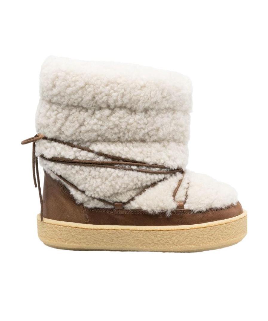 Isabel Marant Off-white Zimlee Snow Boots In Nude