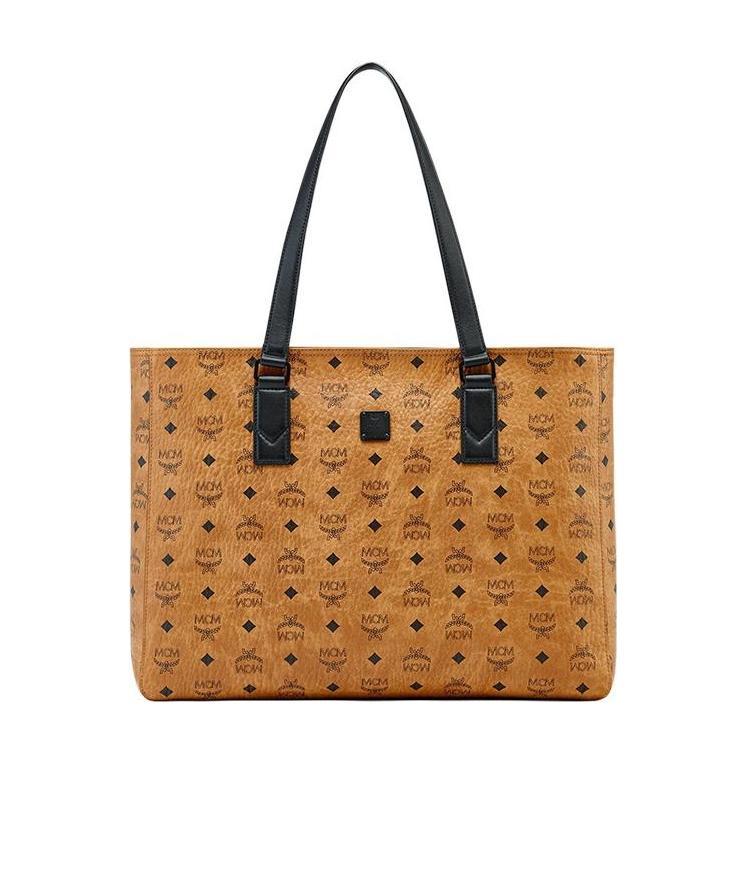 Mcm Large Klassik Tote Bag In Brown
