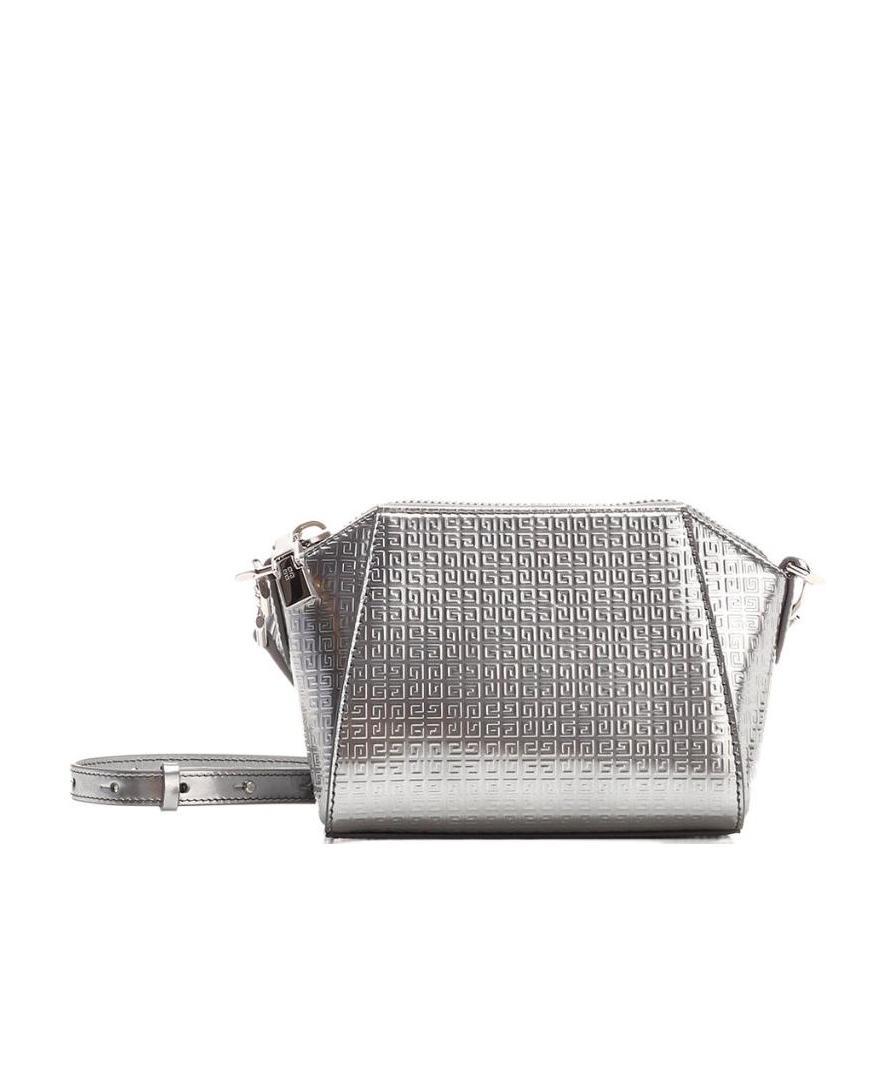 Givenchy Nano Antigona Monogram-embossed Crossbody Bag In White