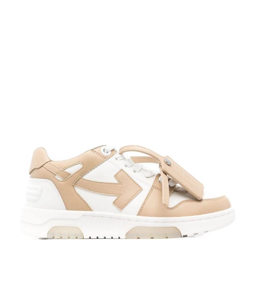 Off-white Out Of Office Low-top Sneakers In Nude