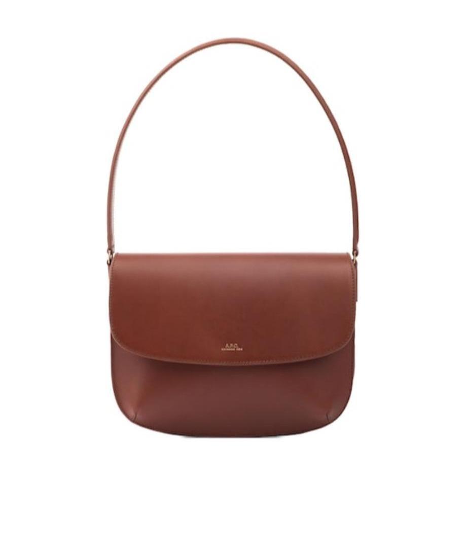 Apc Sarah Shoulder Bag One Size Hazelnut