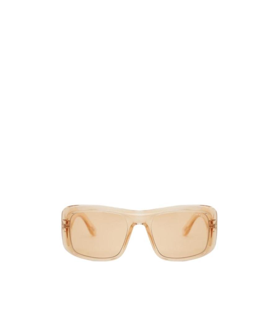 Tom Ford Logo Sunglasses In Nude