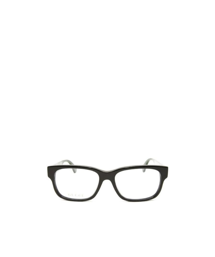Gucci Rectangular Frame Glasses In Black