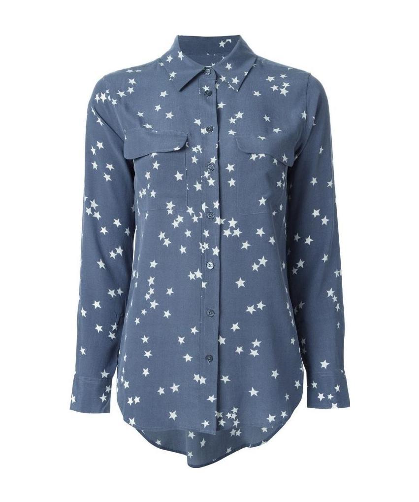 EQUIPMENT SIGNATURE SLIM-FIT SILK SHIRT
