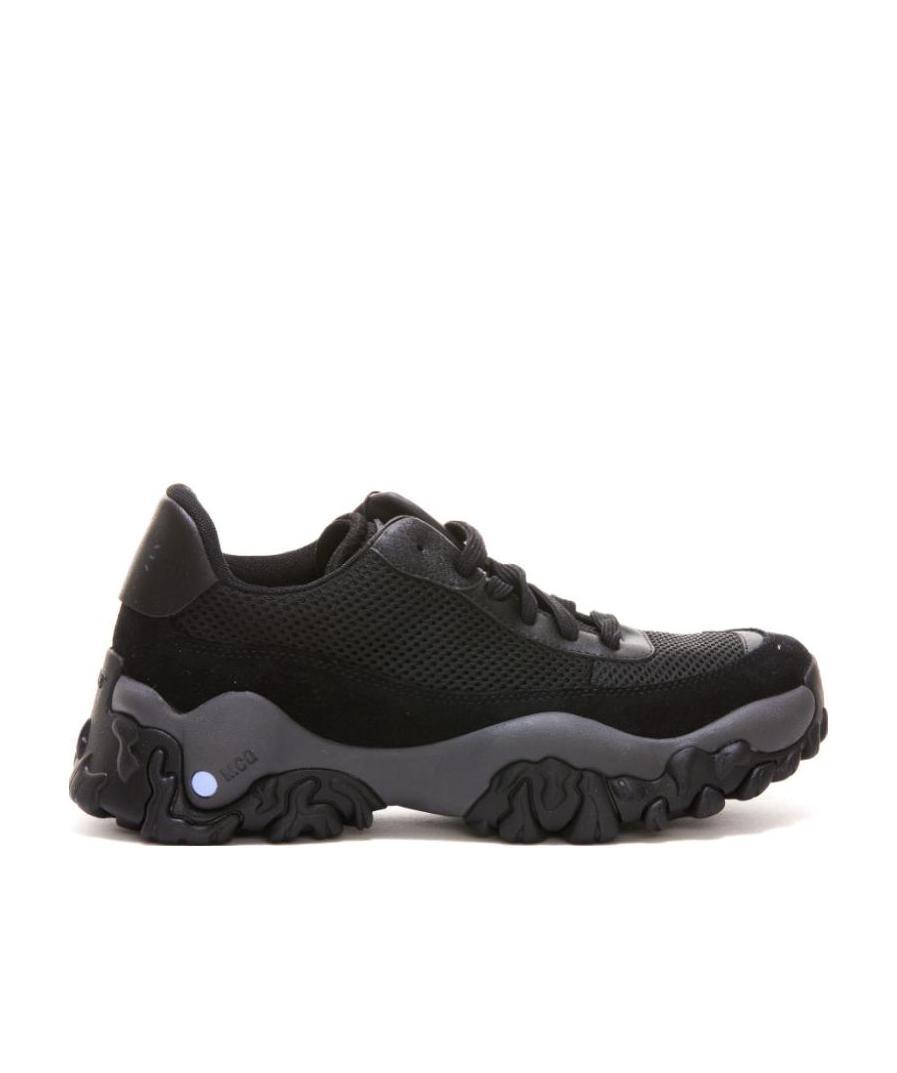 Mcq By Alexander Mcqueen Crimp Low-top Sneakers In Black