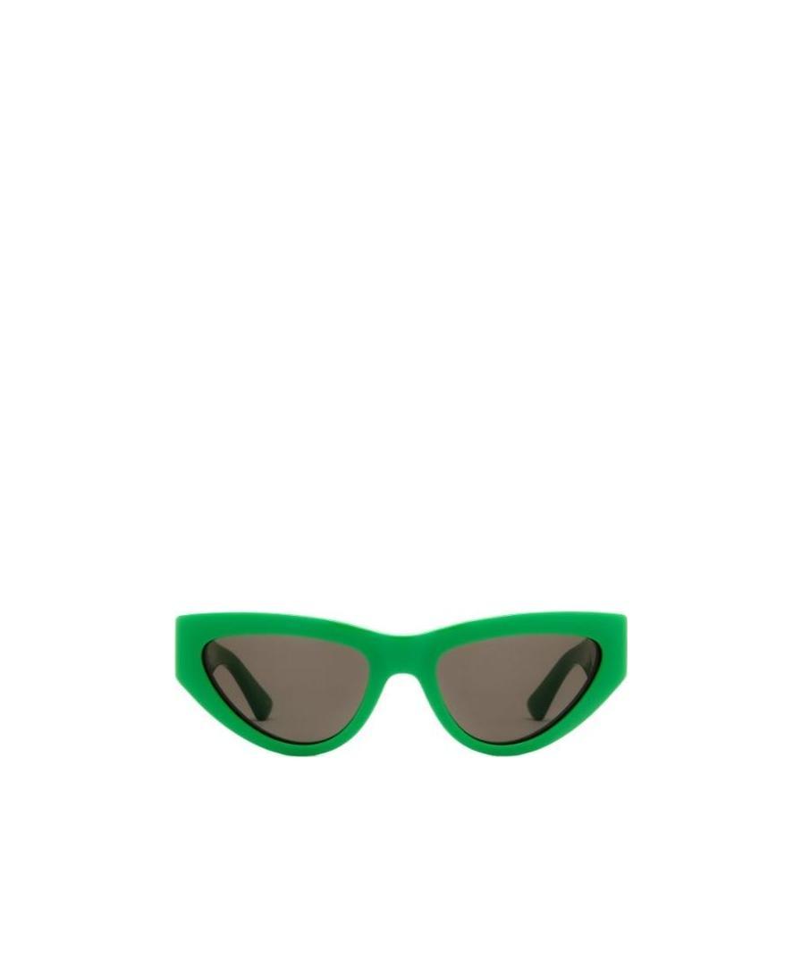 Bottega Veneta Eyewear Cat-eye Frame Sunglasses In Green
