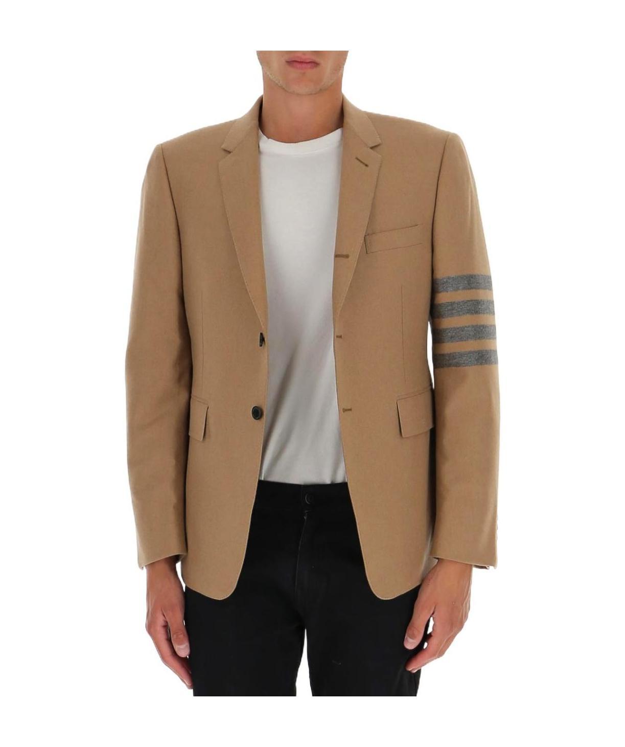 THOM BROWNE 4-BAR MOTIF SINGLE-BREASTED BLAZER
