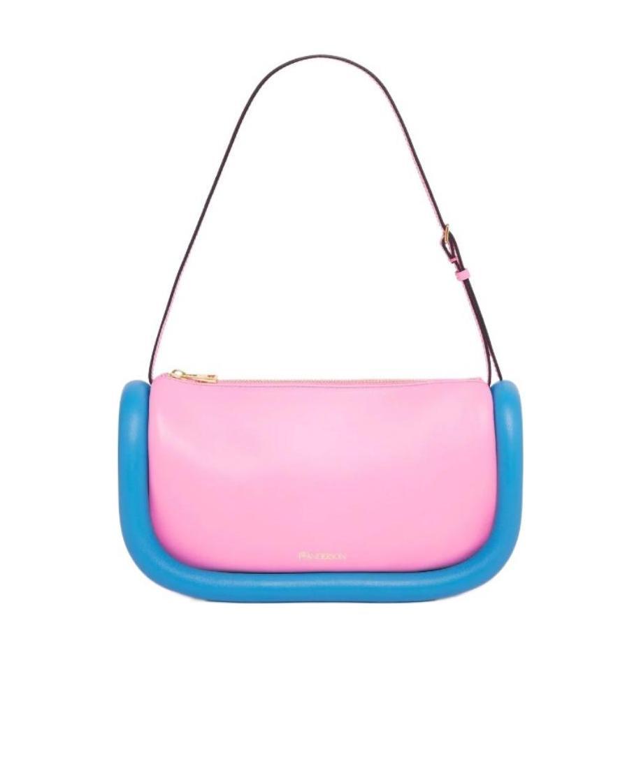 Shop Jw Anderson The Bumper Slim Shoulder Bag In Pink