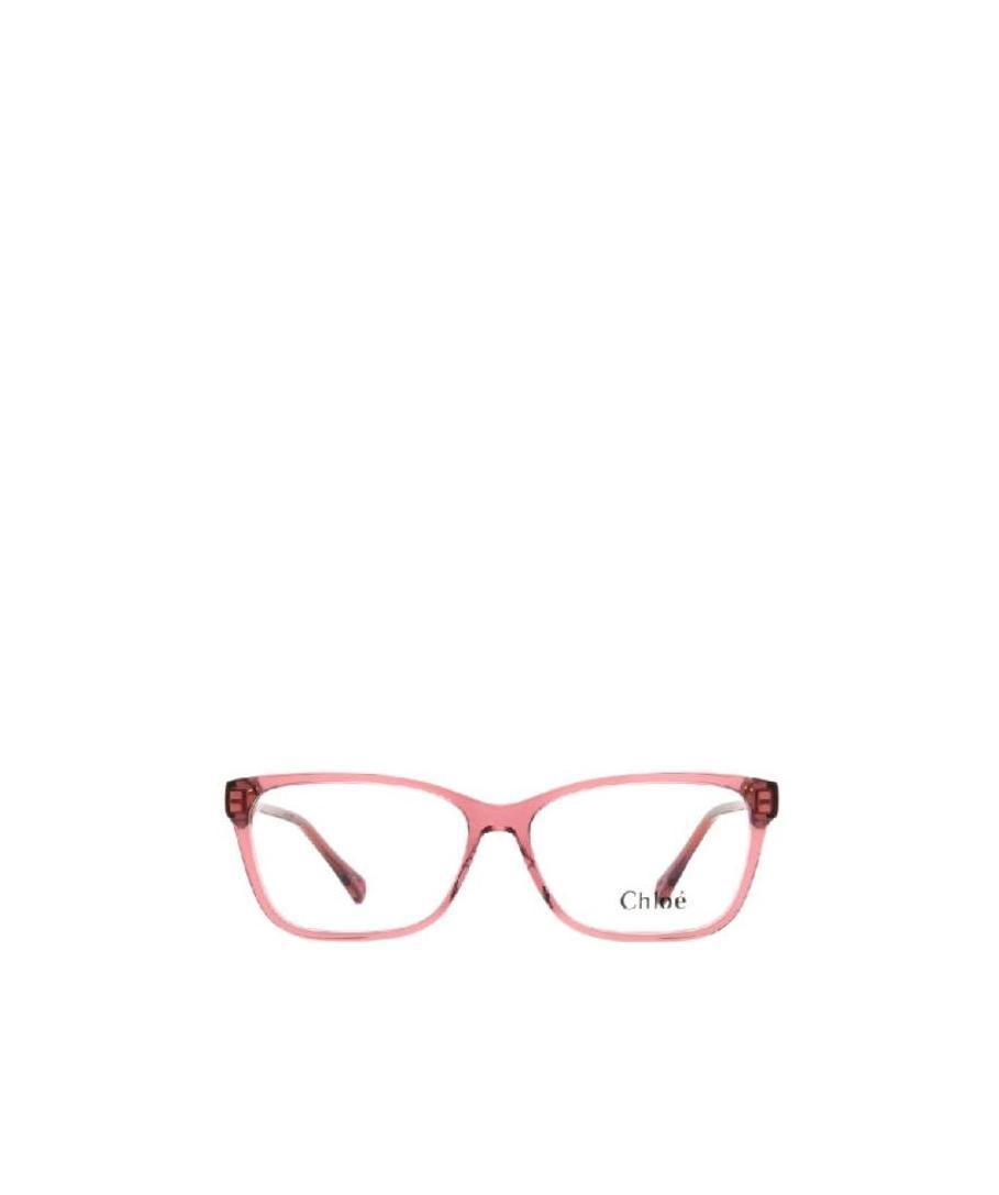 Chloé Rectangle-frame Glasses In Pink