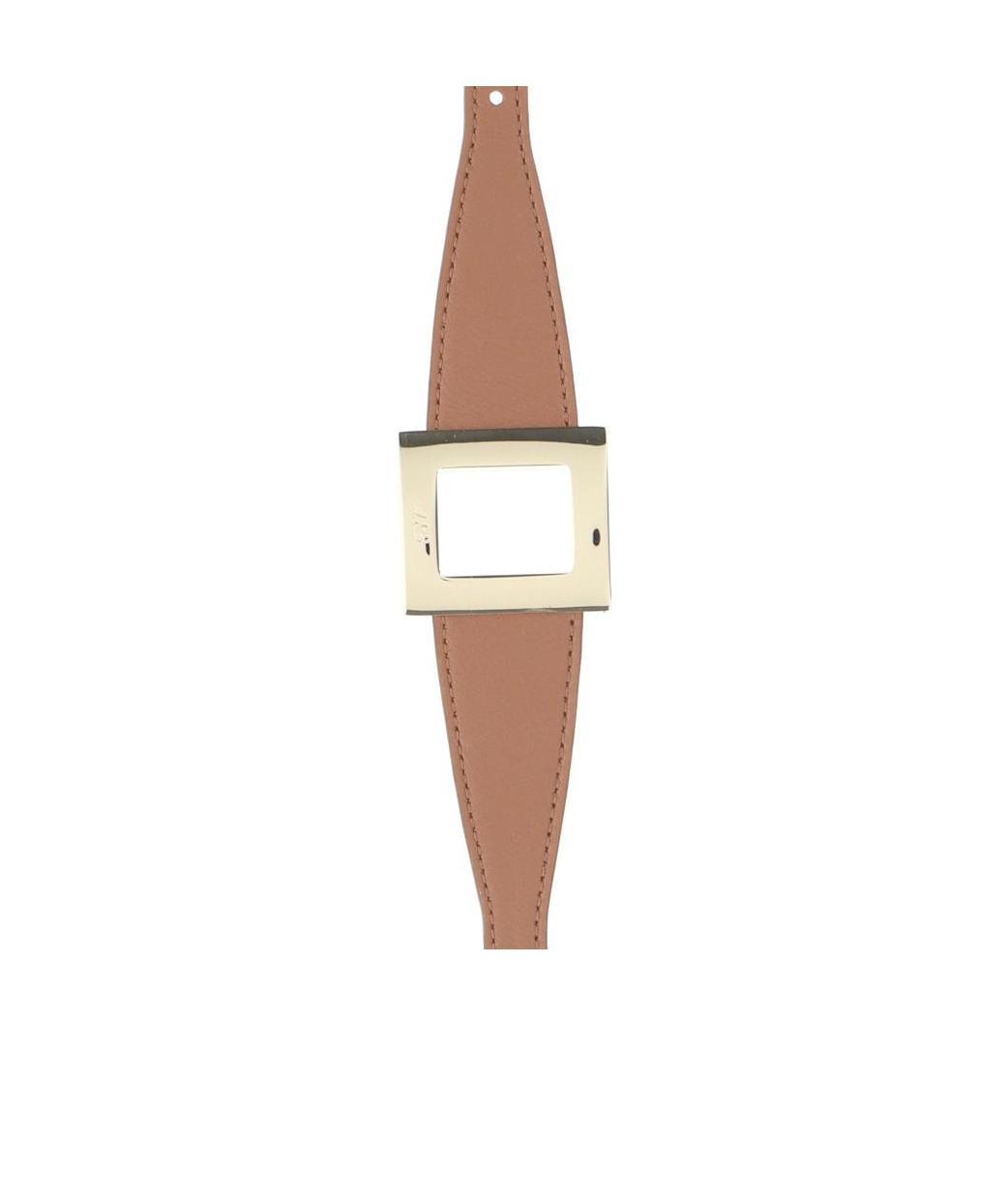 Roger Vivier Brown Strap In Pink