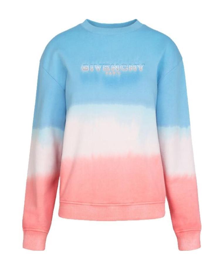 Givenchy Logo Graded Sweater In Blue