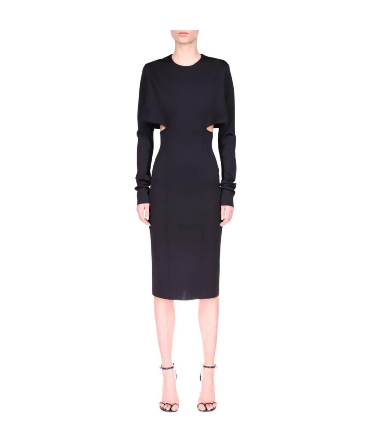 Givenchy Cut-out Detailed Pencil Dress In Black