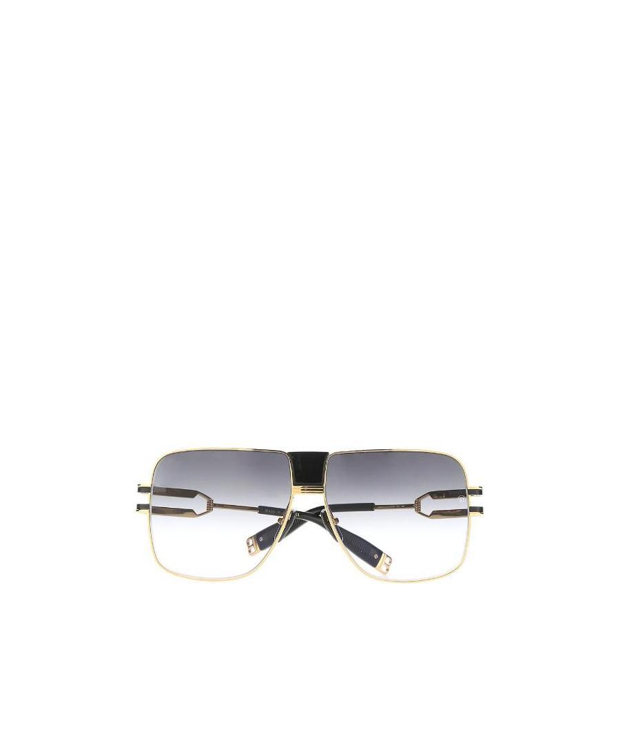 Balmain Gradient Lens Sunglasses In White