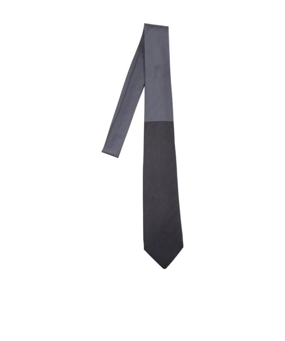 Pre-owned Hermes Logo Tie In Black