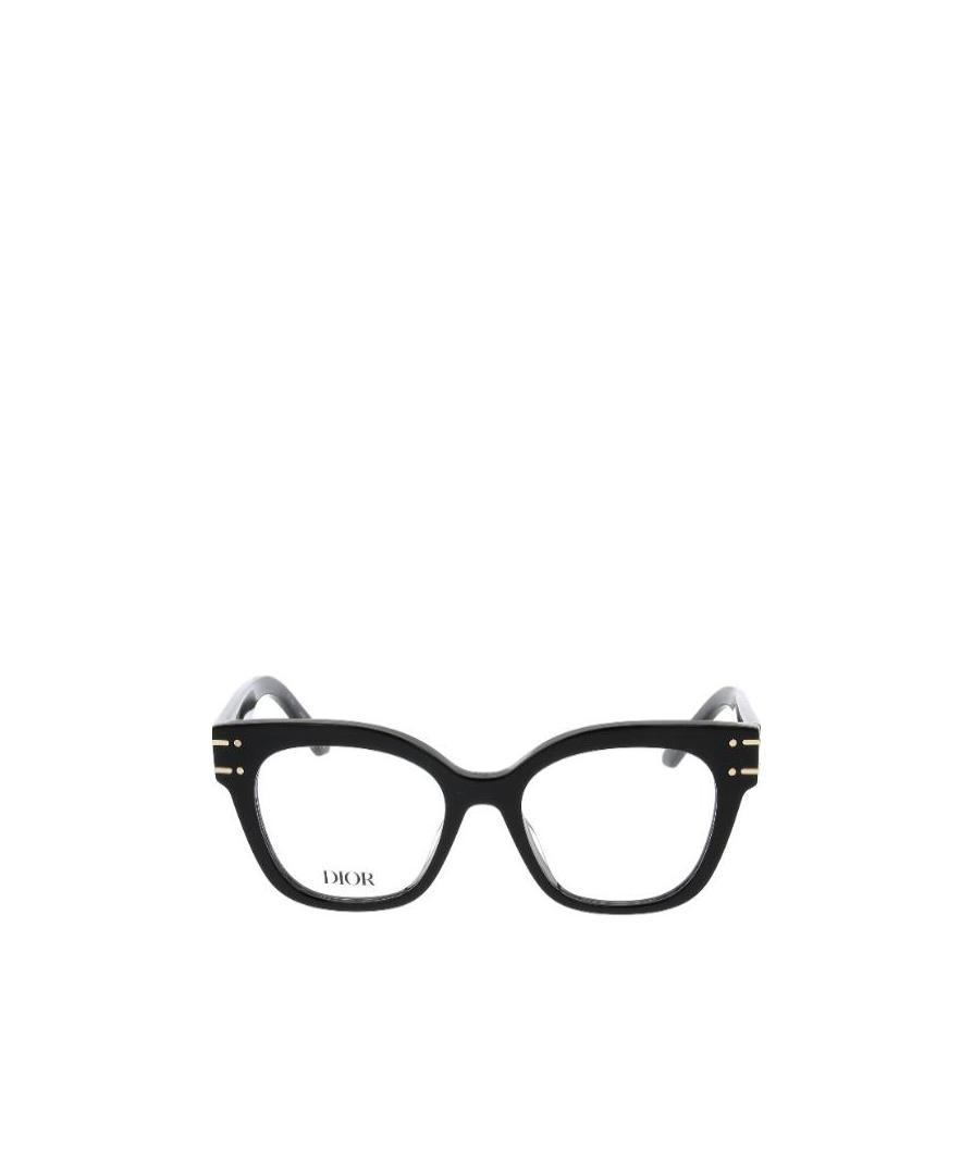 Dior Eyewear Round Frame Glasses In Black