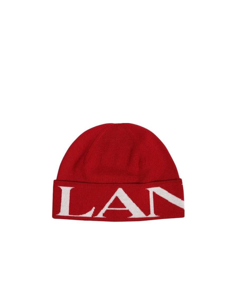 Lanvin Woman Hat Red Size Onesize Wool In Red