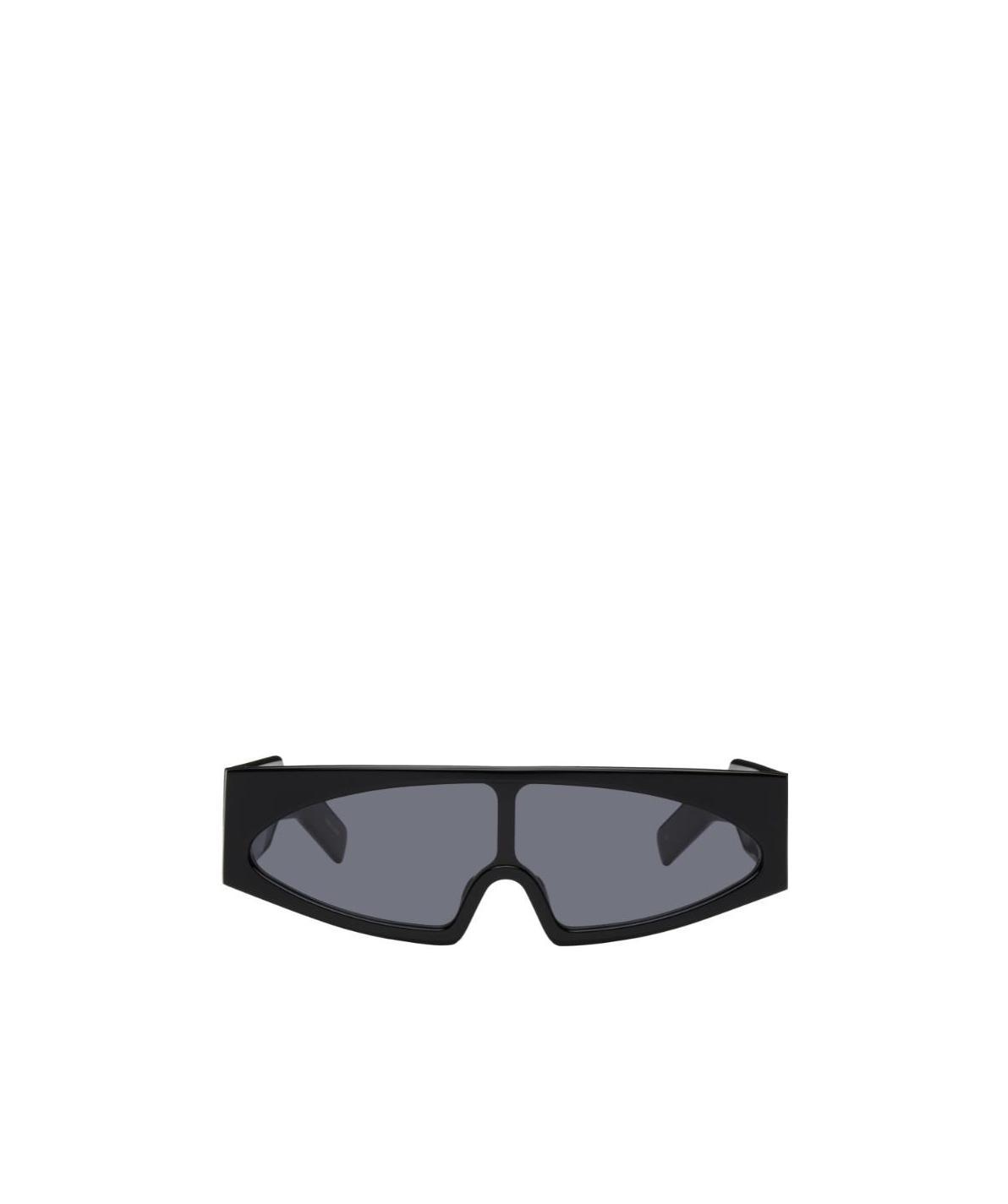 Rick Owens Logo Sunglasses In Gray