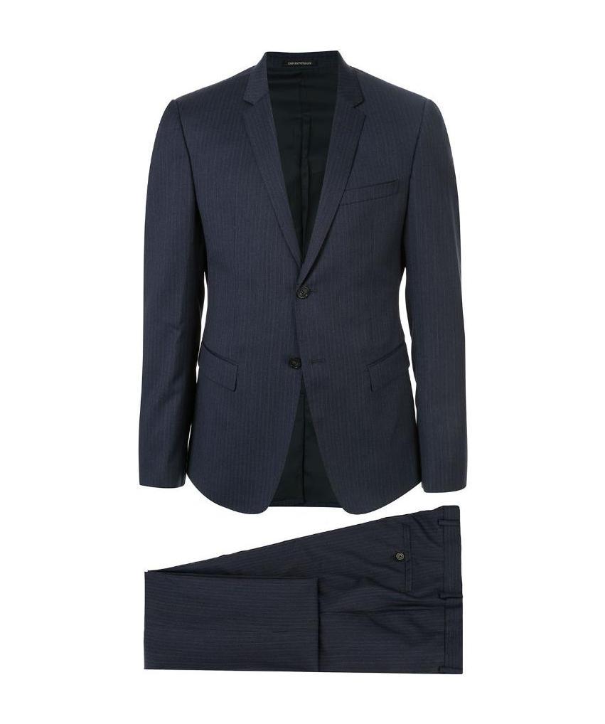 Emporio Armani Classic Two-piece Suit In Black
