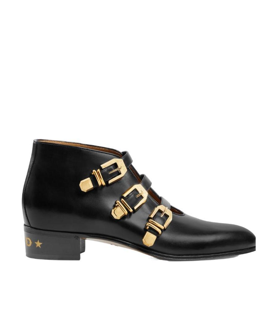 GUCCI GUCCI EMBELLISHED ANKLE BOOTS