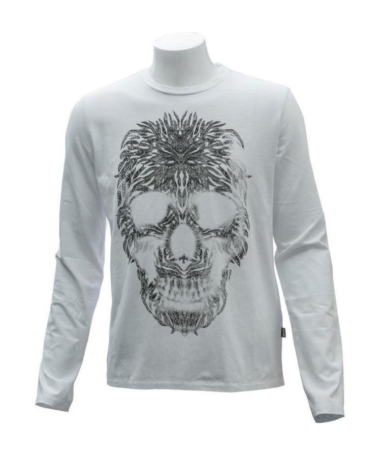 Just Cavalli Pattern Printed T-shirt In Gray