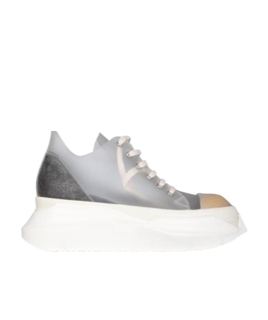 Rick Owens Drkshdw Lace-up Oversize-sole Sneakers In White