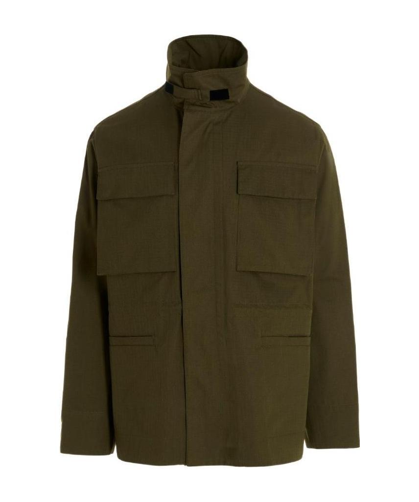 Off-white Arrows Lightweight Jacket In Green