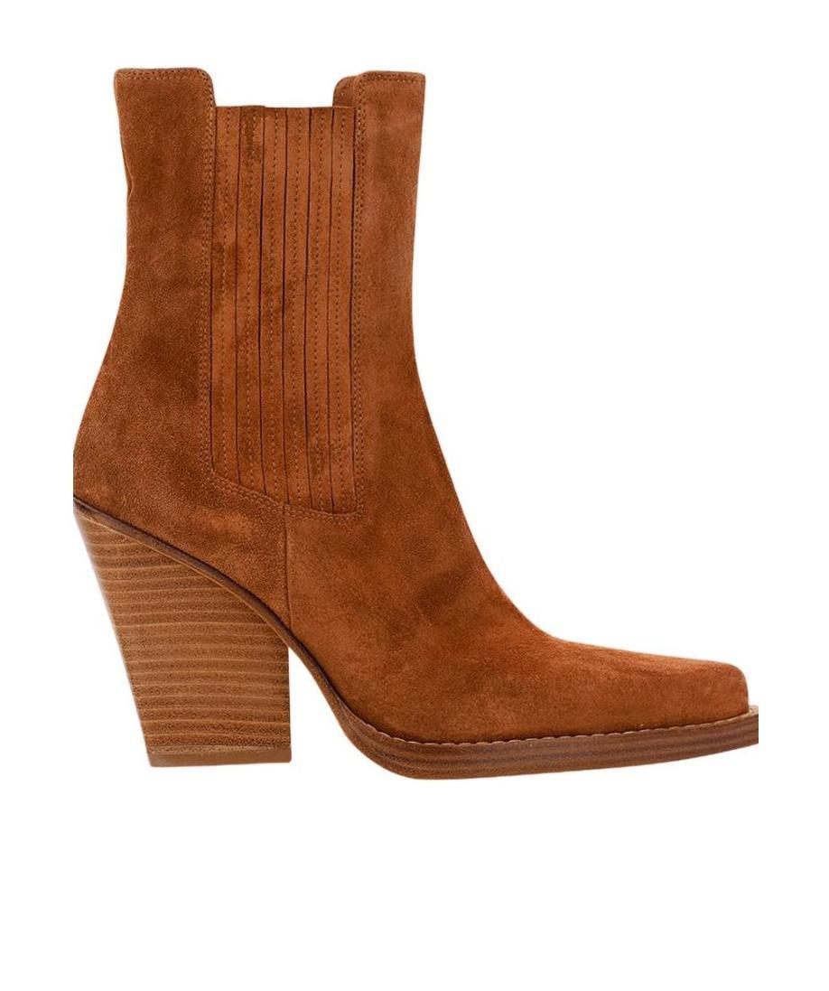 Paris Texas Tapered-heel 90mm Boots In Brown