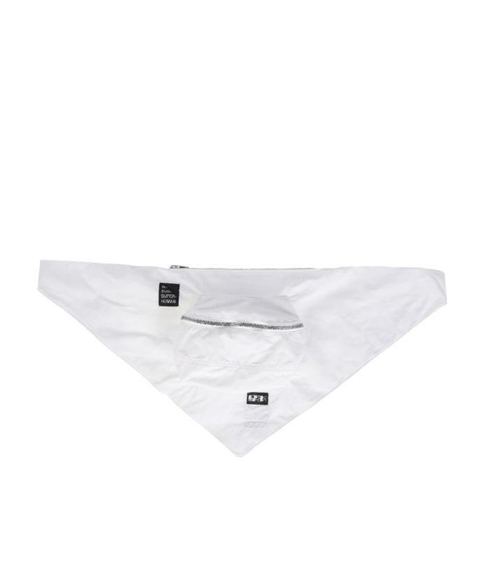 Rick Owens Drkshdw Bandana Belt Bag In White