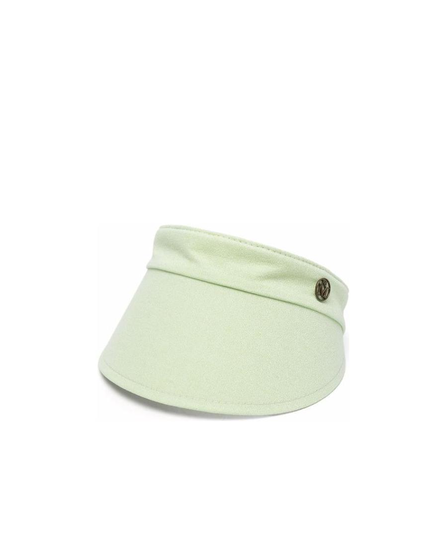 MAISON MICHEL CURVE-PEAK SUN HAT 