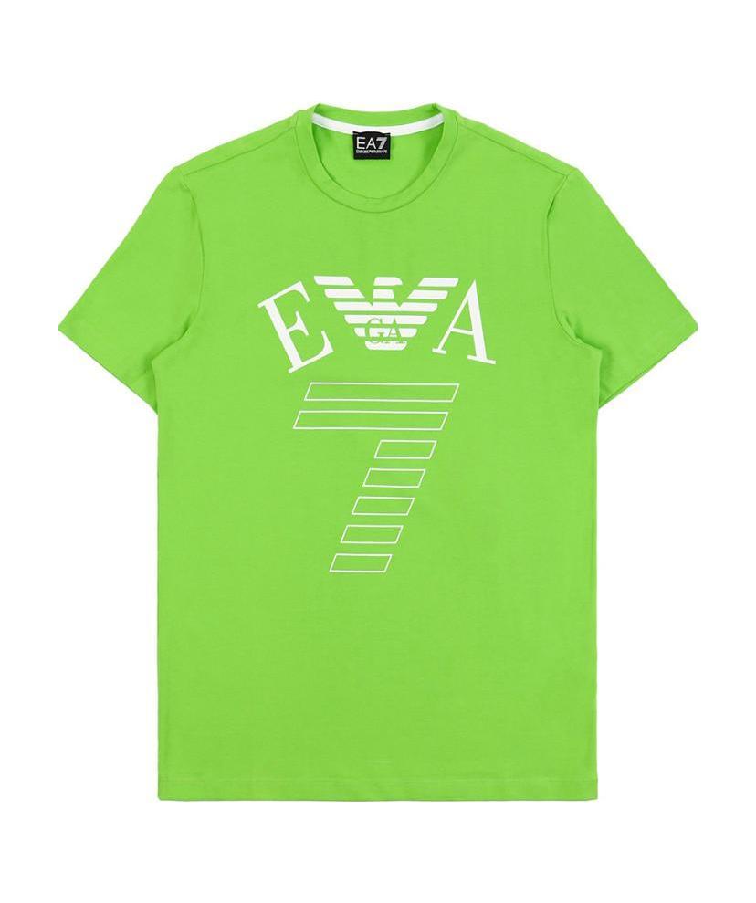 EA7 ROUND-NECKED LOGO T-SHIRT