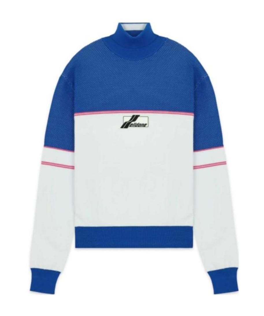 We11 Done White Viscose Turtleneck In White
