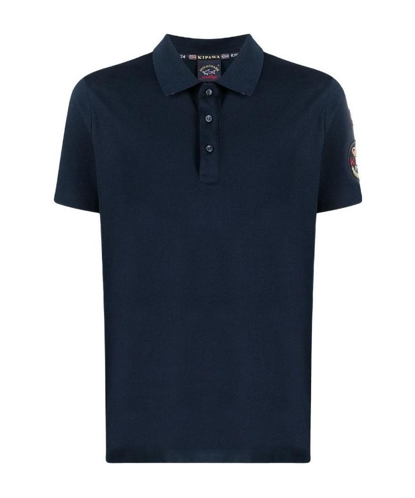PAUL & SHARK LOGO PATCH POLO SHIRT