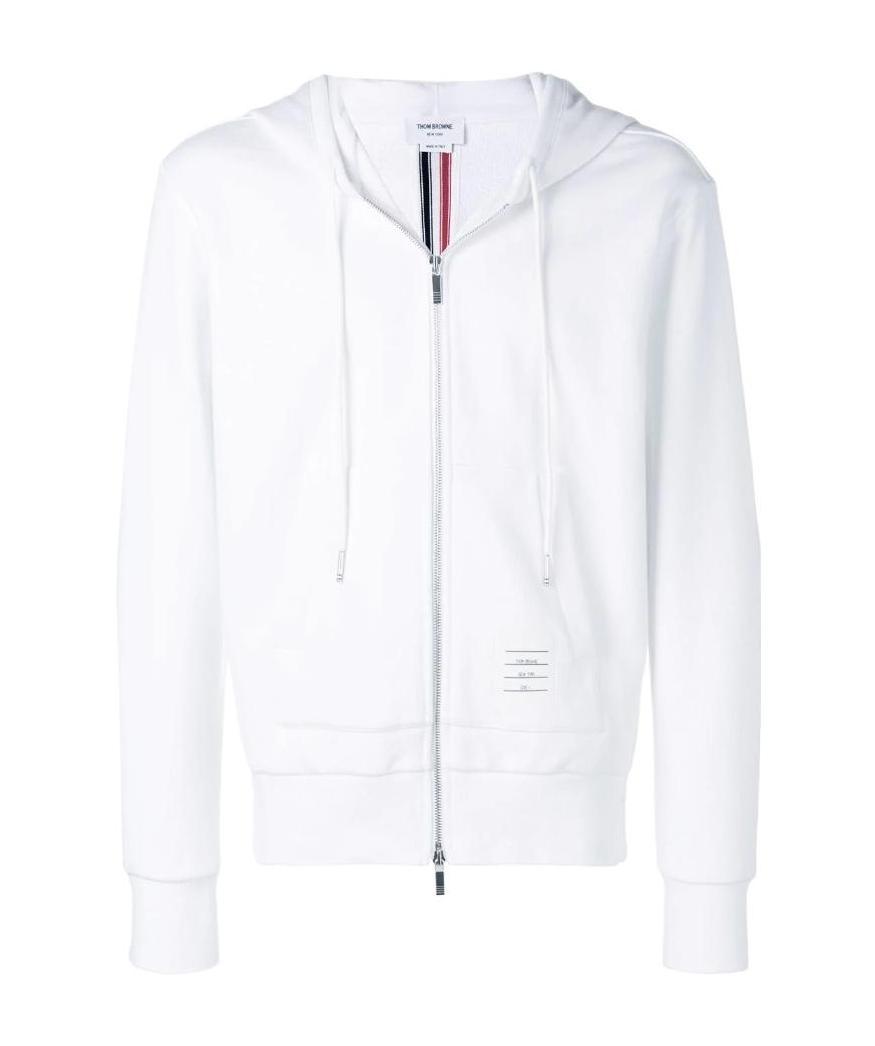 Thom Browne Center-back Stripe Loopback Hoodie